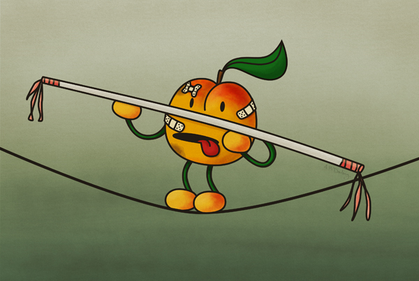 Apricot Acrobat